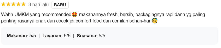 Review Produk D'Claretta Food 2